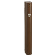 Wood Mezuzah 15cm - Round - Brown Judaica-Home-Mezuzah Holder 23280 Manchester Judaica