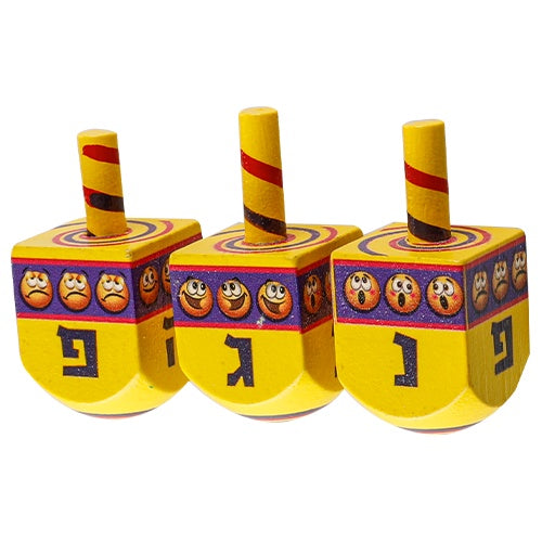 Wooden Dreidel {Holiday-Chanukah-Dreidlech} Manchester Judaica